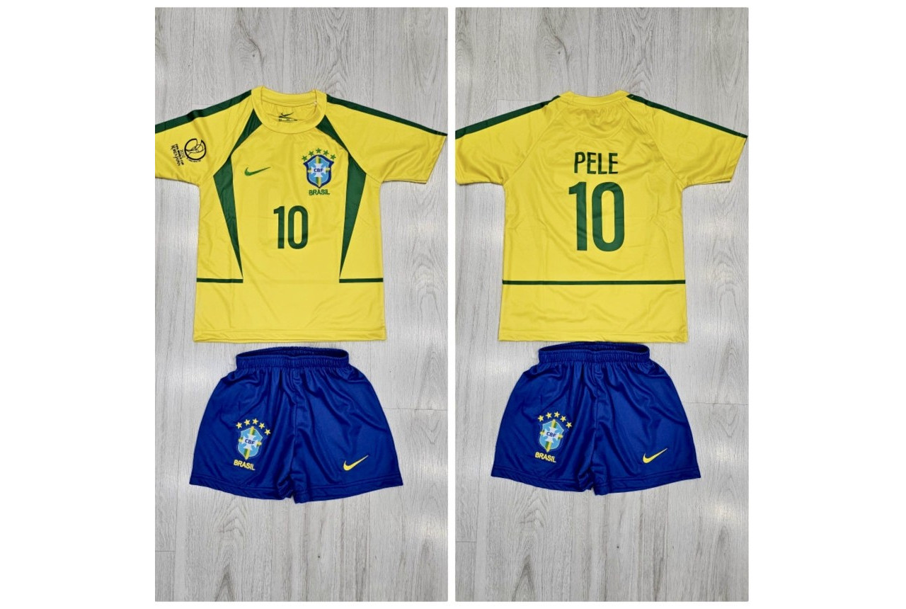 8173 Детски футболен комплект Brazil PELE 10